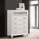 Randall - 5 Drawer Chest - White by HouseOfZazla