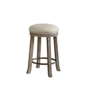 Swivel Counter Stool - Cream / Reclaimed Gray by HouseOfZazla