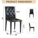 Dining Chairs With Ergonomic Buckle Backrest For Family Dining Rooms by Unique Piece Furniture