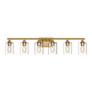 6-Light Brushed Bathroom Lighting
