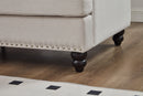83" Modern Classic Design with Nails Living Room Three Seater Sofa