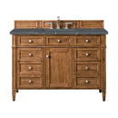 James Martin Brittany 48" Single Bathroom Vanity, Saddle Brown