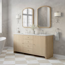 James Martin Gracyn 72" Double Bathroom Vanity, Coastal Driftwood