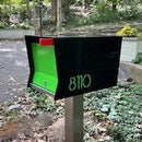 The Original Retrobox in JET BLACK - Modern Mailbox