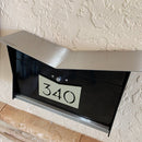 ButterFly Box in JET BLACK - Wall Mount Mailbox