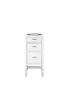 James Martin Addison 15" Base Cabinet, Glossy White