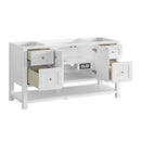 James Martin Breckenridge 60" Single Bathroom Vanity, Bright White