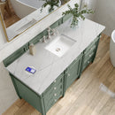 James Martin Brittany 60" Single Bathroom Vanity, Smokey Celadon