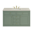 James Martin Chicago 48" Single Bathroom Vanity, Smokey Celadon