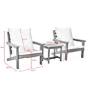 Salman Outdoor 3pc Seating Group