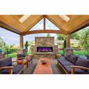 Amantii Panorama BI-40-DEEP-OD Deep 40 Inch linear Indoor or Outdoor Electric Fireplace