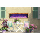 Amantii Panorama BI-60-DEEP-OD Deep 60 Inch linear Indoor or Outdoor Electric Fireplace