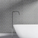 Bianco Dolomiti, Bardiglio Light, Thala Honed Penny Round 8 Marble Mosaics 9 1/4x9 29/64