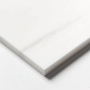 Bianco Dolomiti Honed Marble Tiles 12x12