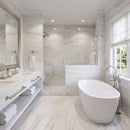 Bianco Dolomiti Honed Marble Tiles 12x24