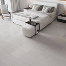Bianco Dolomiti Honed Marble Tiles 18x18
