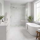 Bianco Dolomiti Honed Marble Tiles 12x24