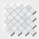 Bianco Dolomiti Polished Arabesque Marble Mosaics 12x12