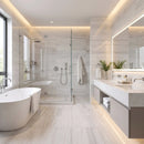Bianco Dolomiti Polished Marble Tiles 12x24