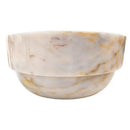 Handcrafted Giallo Marble Vessel Sink Beige 16 Inch Bathroom Bowl