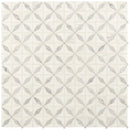MSI Bianco Starlite Polished Marble Mosaic Tile 12"x12"