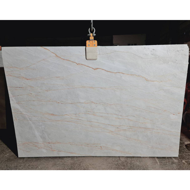 Bianco Venato Exotic Bookmatching Polished Marble Slab