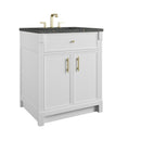 James Martin Bellshire 30" Single Bathroom Vanity, Bright White