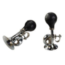 Bicycle Air Horn Safety Bell Ring Handlebar Bicycle Accessories Mountain Road Bike Cycling Loud Bells Alloy Trumpet Honking Bike Horn For Adults Classic Bugle Horn Metal Squeeze Horn For Golf Cart Fits All Bicycle Handle Bar Loud Sounds