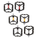 Bicycle Pedal Wear Resistance Anti Slip Aluminum Alloy Frame Safe High Lubrication Bike Accessories For Mountain Aluminum Alloy Bicycle Pedals Mountain Bike Pedal With Removable Anti-Skid Nails