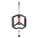 Bicycle Pedal Wear Resistance Anti Slip Aluminum Alloy Frame Safe High Lubrication Bike Accessories For Mountain Aluminum Alloy Bicycle Pedals Mountain Bike Pedal With Removable Anti-Skid Nails