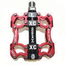 Bicycle Pedals Sealed 2 Bearing Cleats Pegs Road Mountain Bike Pedal Aluminum Alloy Anti-slip Cycling Parts Mountain Bike Pedals Bicycle Flat Pedals Aluminum Sealed Bearing Lightweight Platform For Road Mountain
