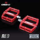 Bicycle pedals Ultralight Aluminum Alloy Colorful Hollow Anti-Skid Bearing Mountain Bike Foot pedal Pedals Aluminum Road Bike Pedals Sealed Bearing Bicycle Lightweight Platform Flat Pedals For Road Bikes