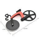Bicycle stainless steel pizza cutter slicer set kitchen tool by Decorbites
