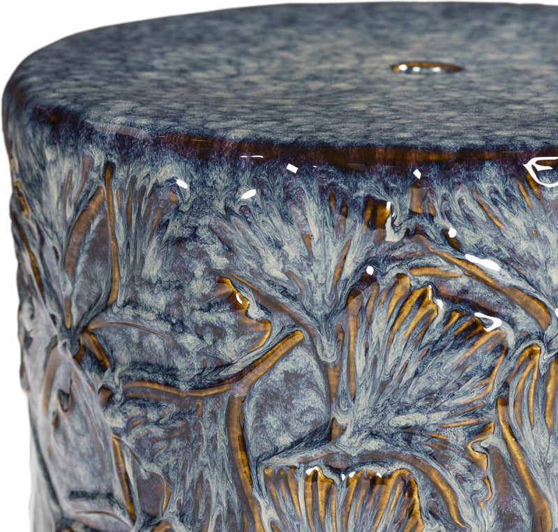 Thurn Blue Garden Stool