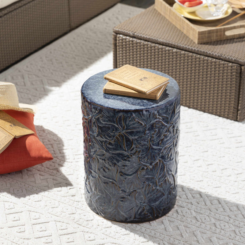 Thurn Blue Garden Stool