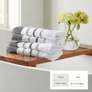 Decorative Cotton Stripe Bath Towel Set - Noelle Collection by Great Bay Home