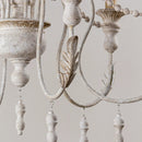 Billiter 6 Light Wood Gray Chandelier