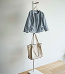 Coat Rack (63.98" H)  - Steel + Wood