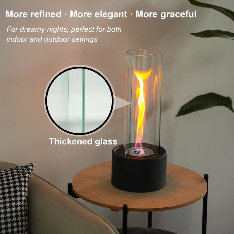 Cylindrical Bioethanol Vented-Free Fireplace, photo 3 of 6