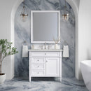 James Martin Brittany 36" Single Bathroom Vanity, Bright White