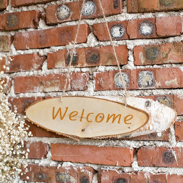 Birch Wood Solid Wood Sign Board, photo 3 of 4