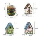 GobekUsa Bird Lover's Outdoor Hanging Resin Birdhouse