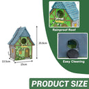 GobekUsa Bird Lover's Outdoor Hanging Resin Birdhouse