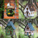 GobekUsa Bird Lover's Outdoor Hanging Resin Birdhouse
