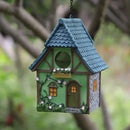 GobekUsa Bird Lover's Outdoor Hanging Resin Birdhouse