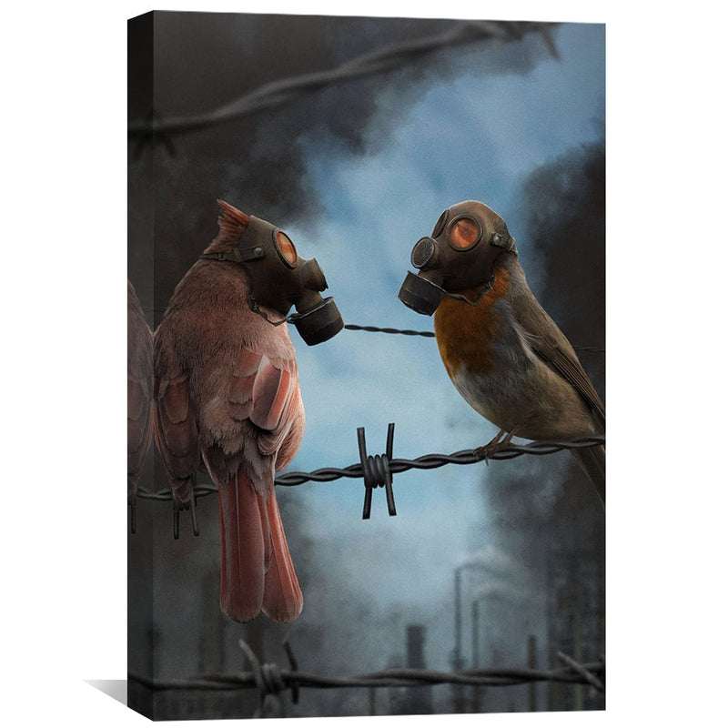 Bird Mask Canvas