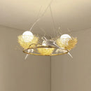 GobekUsa Bird's Nest LED Pendant Light for Dining Room, Cafe, Bar, Restaurant Decor