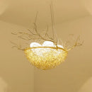 GobekUsa Bird's Nest LED Pendant Light for Dining Room, Cafe, Bar, Restaurant Decor