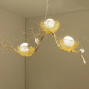 GobekUsa Bird's Nest LED Pendant Light for Dining Room, Cafe, Bar, Restaurant Decor