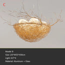 GobekUsa Bird's Nest LED Pendant Light for Dining Room, Cafe, Bar, Restaurant Decor